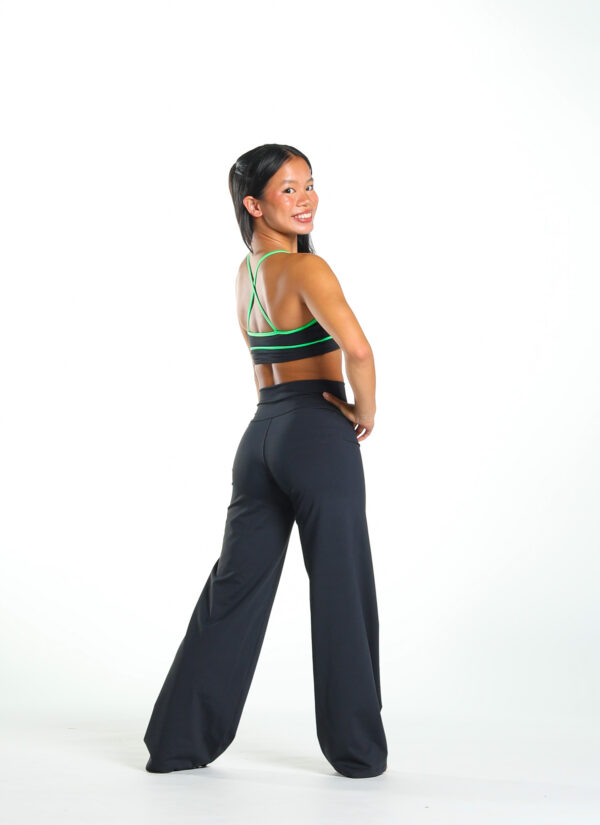 All Black Straight Legged Pants #240 - Image 2