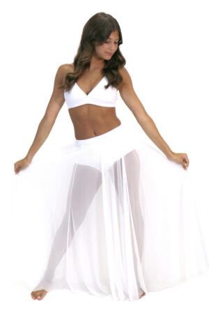 FULL LENGTH SHEER SKIRT